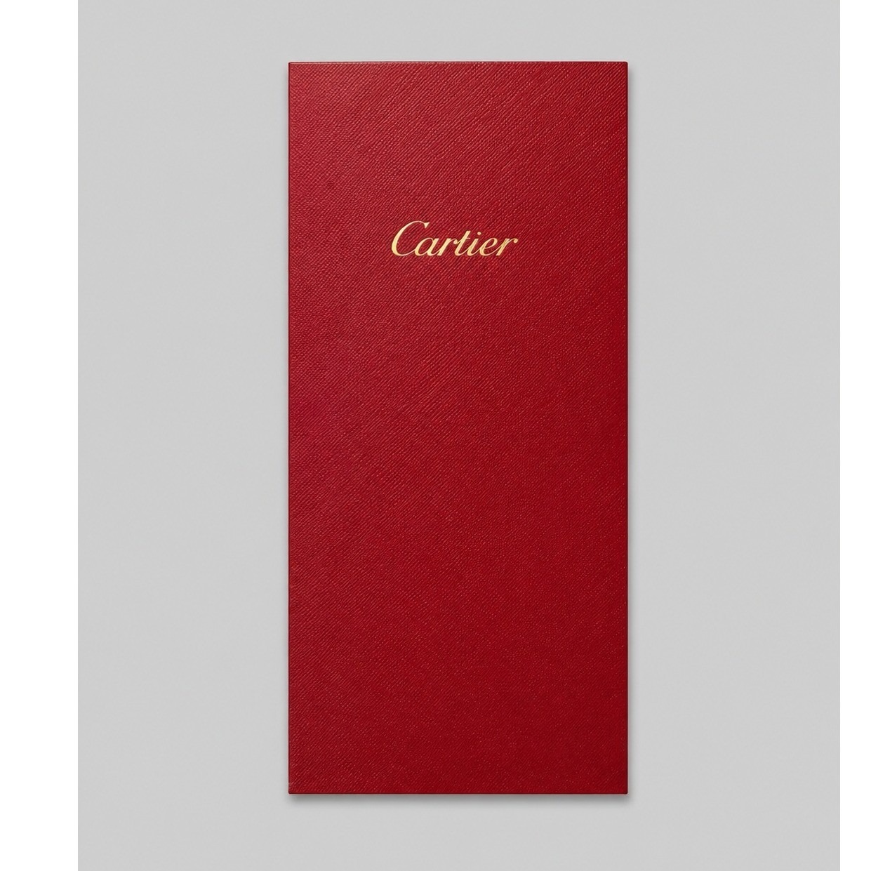 Cartier Red Folder Authentic Jewelry Certificate Holder Booklet Case